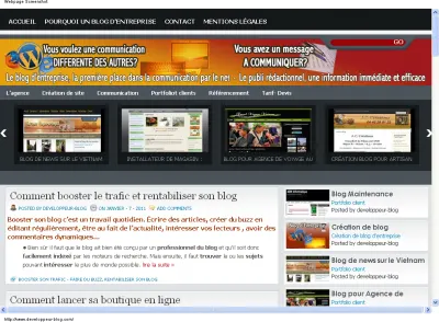 relooking d'un blog