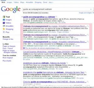 comment être dans les premières pages de google