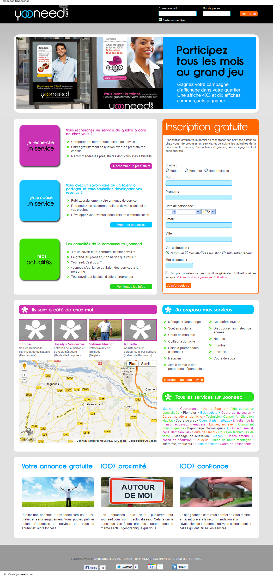 Participation au rédactionnel pour le site yooneed.com