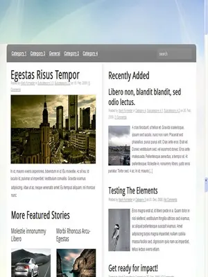 theme pour conception blog consultant