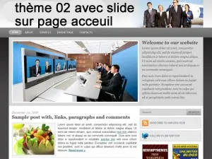 maquette theme developeur blog