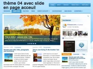 creer maquette theme avec silde