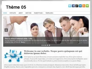 maquette theme developeur blog 
