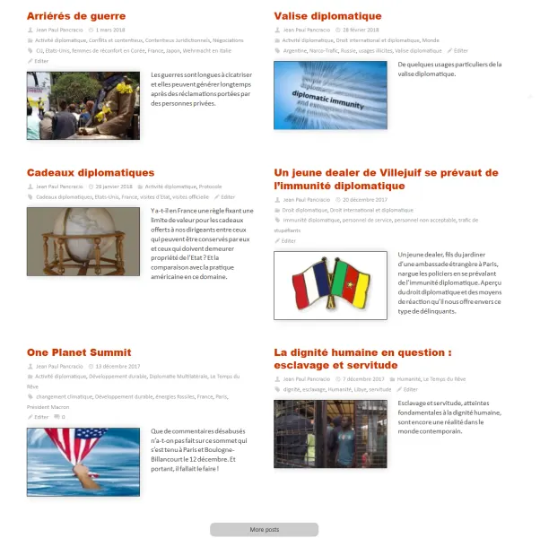 Presentation article blog Observatoire de la Diplomatie